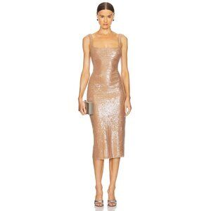 Camila Coelho | Dresses | Camila Coelho Brihante Sequin Maxi Dress In Island  Green Sparkling Sequin Gown | Poshmark
